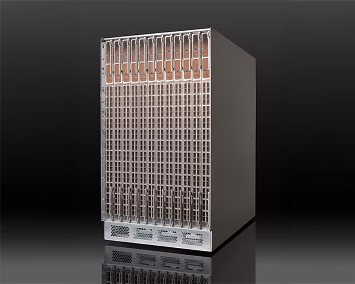 Front view of the Cornelis CN5000 Omni-Path Director Class Switch